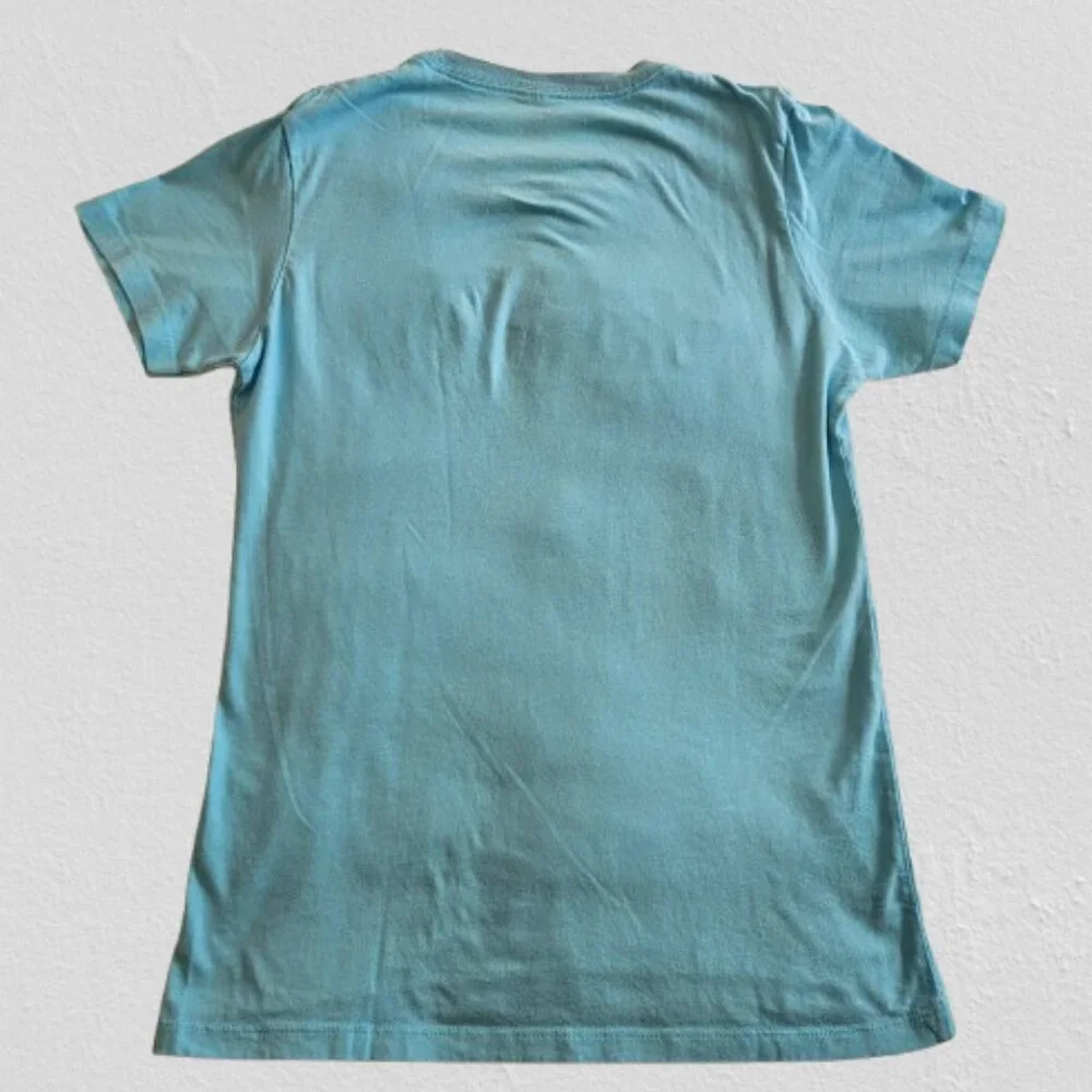 O.U.R. (Operation Underground Railroad) Womens Logo Crew Tee Cancun Blue-MEDIUM - Picture 3 of 8